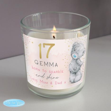 Personalised Me to You Sparkle & Shine Birthday Scented Jar Candle Extra Image 2
